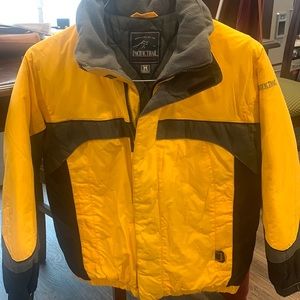 Boys yellow snow or ski jacket, excellent condition
